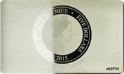 5 Dollars - Elizabeth II The Kiss by Gustav Klimt: 2/15 obverse image