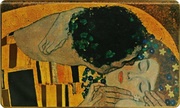 5 Dollars - Elizabeth II The Kiss by Gustav Klimt: 2/15, Niue, 2015 reverse image