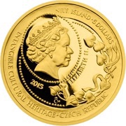 5 Dollars - Elizabeth II Burning of Judas obverse image