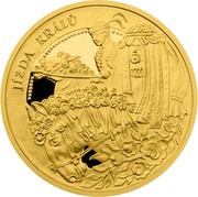 5 Dollars - Elizabeth II Ride of the Kings, Niue, 2015 reverse image