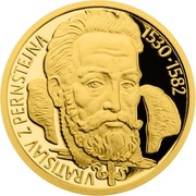 5 Dollars - Elizabeth II Vratislav of Pernstein, Niue, 2015 reverse image