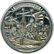 5 Dollars - Elizabeth II Vasco da Gama, Niue, 2015-2016 reverse image