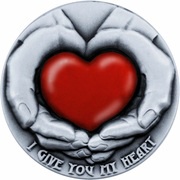 5 Dollars - Elizabeth II I Give You My Heart, Niue, 2016 reverse image