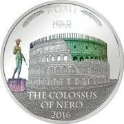 5 Dollars - Elizabeth II The Colossus of Nero, Niue, 2016 reverse image