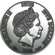 5 Dollars - Elizabeth II Cat obverse image