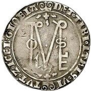 Silver Real - Philip the Handsome, Regency, Belgium, 1487 reverse image