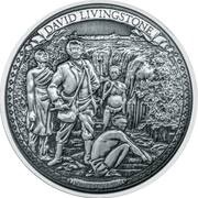 5 Dollars - Elizabeth II David Livingstone, Niue, 2016 reverse image