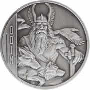 5 Dollars - Elizabeth II Odin, Niue, 2016 reverse image