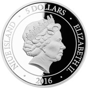 5 Dollars - Elizabeth II Swans obverse image