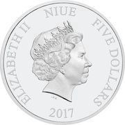 5 Dollars - Elizabeth II Darth Vader obverse image