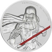 5 Dollars - Elizabeth II Darth Vader, Niue, 2017 reverse image