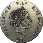 5 Dollars - Elizabeth II Gabriel obverse image