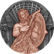 5 Dollars - Elizabeth II Zeus, Niue, 2017 reverse image