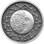 5 Dollars - Elizabeth II Moon, Niue, 2017 reverse image