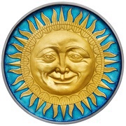 5 Dollars - Elizabeth II Sun, Niue, 2017 reverse image