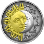 5 Dollars - Elizabeth II Sun and Moon, Niue, 2017 reverse image