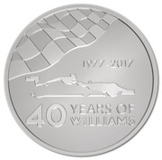 5 Dollars - Elizabeth II Williams, Niue, 2017 reverse image