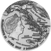 5 Dollars - Elizabeth II Spartacus obverse image