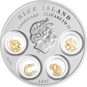 5 Dollars - Elizabeth II Good Luck Charms obverse image