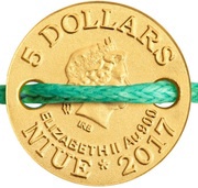 5 Dollars - Elizabeth II Goldfish obverse image