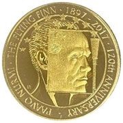 5 Dollars - Elizabeth II Paavo Nurmi, Niue, 2017 reverse image