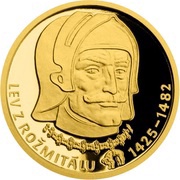 5 Dollars - Elizabeth II Jaroslav Lev of Rožmitál, Niue, 2017 reverse image