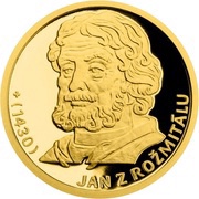 5 Dollars - Elizabeth II John of Rožmitál, Niue, 2017 reverse image