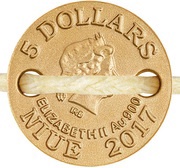 5 Dollars - Elizabeth II Gemini obverse image
