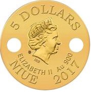 5 Dollars - Elizabeth II Scorpio obverse image