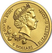 5 Dollars - Elizabeth II Czech Lion obverse image