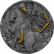 5 Dollars - Elizabeth II White Horse, Niue, 2018 reverse image
