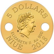 5 Dollars - Elizabeth II Capricorn obverse image