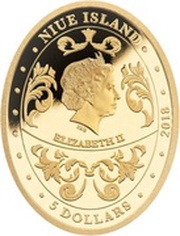 5 Dollars - Elizabeth II Easter coin obverse image