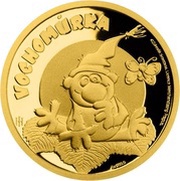 5 Dollars - Elizabeth II Vochomůrka, Niue, 2018 reverse image