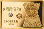 5 Dollars - Elizabeth II Baby Leopard, Niue, 2018 reverse image