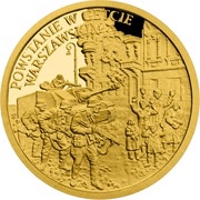 5 Dollars - Elizabeth II Warsaw Ghetto Uprising, Niue, 2018 reverse image