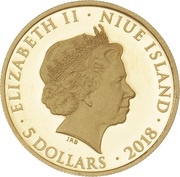 5 Dollars - Elizabeth II Hans Christian Andersen obverse image