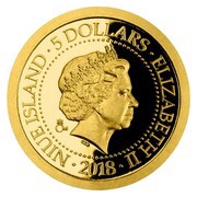 5 Dollars - Elizabeth II Saint Barbara obverse image