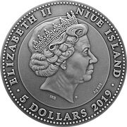 5 Dollars - Elizabeth II Anchor obverse image