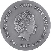 5 Dollars - Elizabeth II Long-eared Owl obverse image