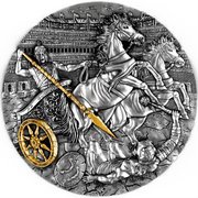 5 Dollars - Elizabeth II Chariot, Niue, 2019 reverse image