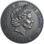 5 Dollars - Elizabeth II Venetian Mask obverse image