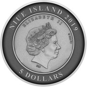 5 Dollars - Elizabeth II Atlantis: The Sunken City obverse image