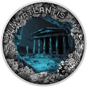 5 Dollars - Elizabeth II Atlantis: The Sunken City, Niue, 2019 reverse image
