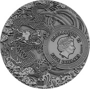 5 Dollars - Elizabeth II Guan Yu obverse image