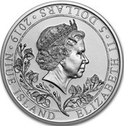 5 Dollars - Elizabeth II Czech Lion obverse image