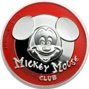 5 Dollars - Elizabeth II Mickey Mouse Club, Niue, 2019 reverse image