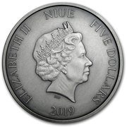 5 Dollars - Elizabeth II Red Dragon obverse image
