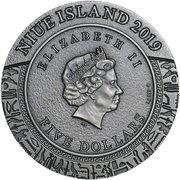 5 Dollars - Elizabeth II Anubis obverse image