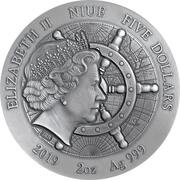5 Dollars - Elizabeth II Whydah Gally obverse image